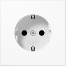 Jung SCHUKO socket outlet alpine white LS 1520 KI WW NEW
