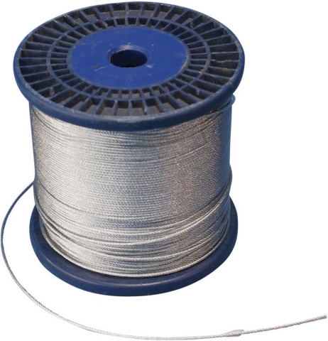 Cable de acero Erico 1.5mm 50m rollo SLC15L50MSP NUEVO