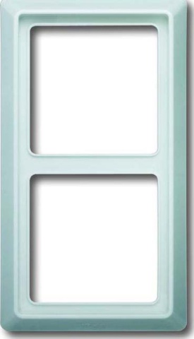 Busch-Jaeger Frame 2-fold alpinws, UP, Allwett 2102-34 NEW