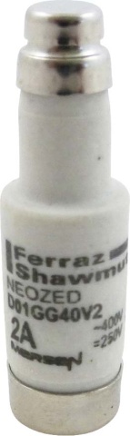 Mersen zekering NEOZED D01 gG 2A/400V D01GG40V2 NIEUW