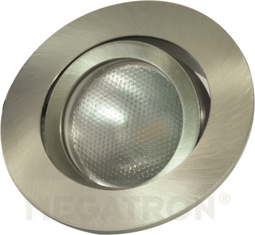 IDV (Megaman) Inbouwspot Ijzer Geborsteld MT75201 NIEUW