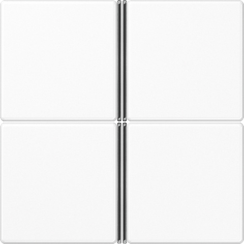 Jung push-button set 4-fold aws complete A 404 TSA WW NEW