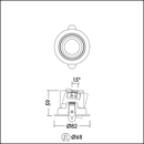 Zumtobel Group LED oprawa wpuszczana 3000K LILY LED #96632290 NOWOSC