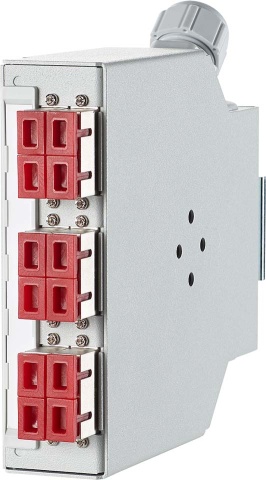 Metz Connect fibre optic splice distributor 6xSC-D coupling OpDAT REGplus 6SCD NEW