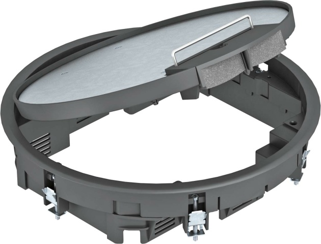 OBO Bettermann Vertr toma de servicio de montaje universal, PA GESR7 10U 9011 NUEVO