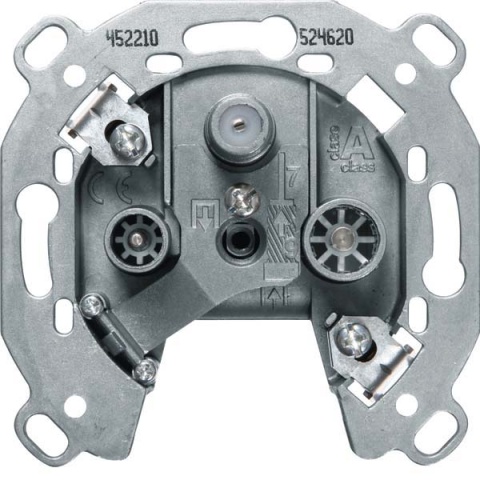 Berker aerial socket outlet 3hole single socket 452210 NEW