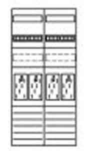 Eaton (Installation) Counter Panel 1050mm,4ZP,5pol. ZSD-Z27B0019 NEW