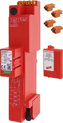 DEHN TT DSH ZP 2 SG TT 255 descargador combinado NUEVO