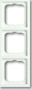 Busch-Jaeger frame 3-gang studio white matt 1723-884K NEW