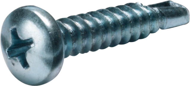 Cimco cross recessed self-tapping screw 4.8x16 vz half round 190433 NEW