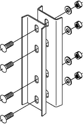 OBO Bettermann Vertr I-stem connector and truss-head screw VIS 8 FTK LGR NEW