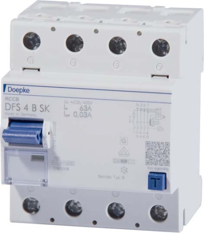 Interruttore RCD Doepke DFS4 063-4/0,50-B SK NUOVO