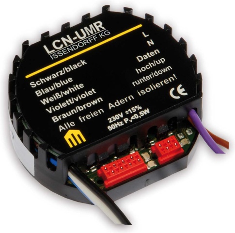 Issendorff universal shutter actuator 230V 2x6A bus module LCN - UMR NEW