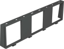 OBO Bettermann Vertr Cadre de montage pour 3x1 module 45...