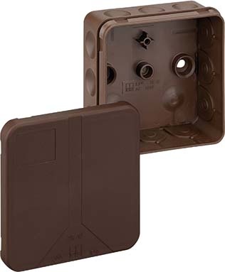 Spelsberg verdeeldoos leeg bruin 2K-12-L / br NIEUW