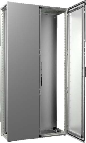 Rittal bayed enclosure system 2-door WHT: 1000x2000x400mm VX 8004.000 NEW