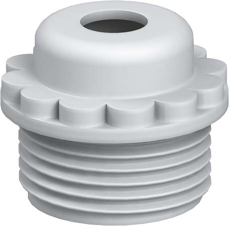 OBO Bettermann Vertr screw-in nipple open M20 PE lgr 90 M20 OF NEW