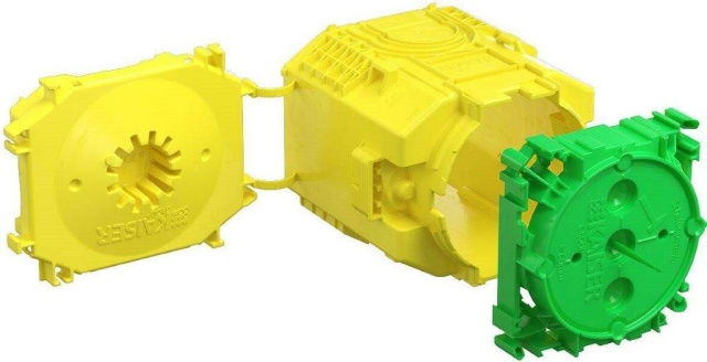 Kaiser Großrohr-Dose 2-tlg.Auslass D=60mm 1260-01 NEU