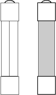Fusible G Eska 5x25mm M 2A avec indicateur 528.020 NOUVEAU