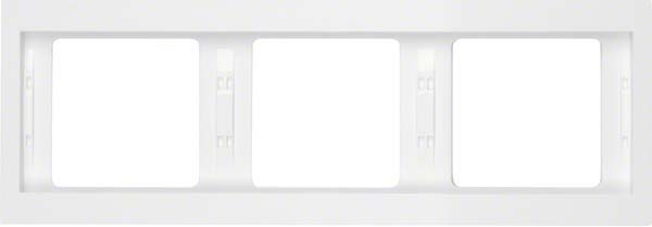 Berker frame 3f. pws horizontal 13737009 NOWOSC