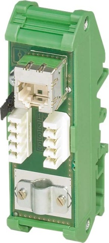 Phoenix Contact Patch Panel Cat.5e DIN Rail Mounting FL-PP-RJ45-LSA NEW