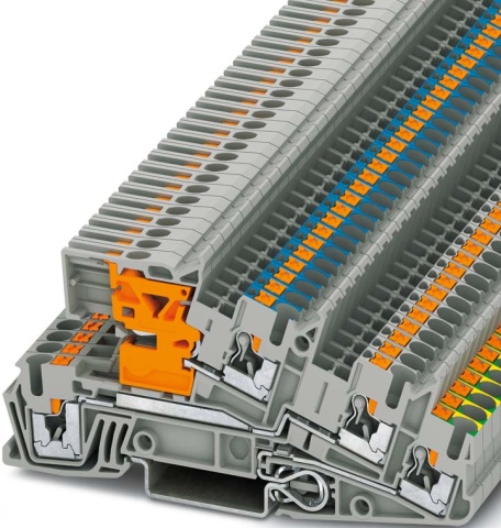 Phoenix Contact Inst. protective conductor terminal 0.14-4qmm PTI 2.5-PE/L/NT NEW