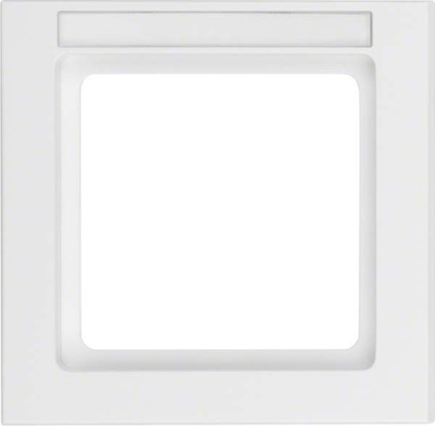 Berker frame 1f. pws velvet w.pole do etykietowania 10516099 NEW