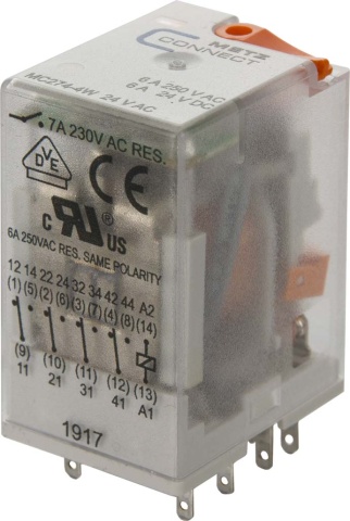 Metz Connect Relais industriel 4W,24VAC,7A 110017-10.14.07 NEUF