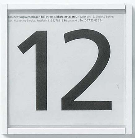 Siedle&Söhne-informatiemodule dgr/gli IM 612-0 DG NIEUW