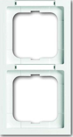 Busch-Jaeger frame 2-fold stws, vertical inscription 1722-184 NSK NEW