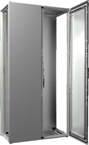 Rittal bayed enclosure system 2-door WHT: 1000x2000x500mm VX 8005.000 NEW