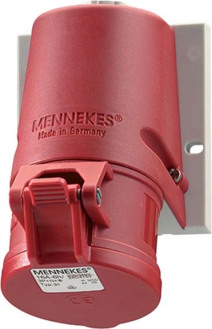 Mennekes Prise murale TwinCONTACT 16A,5p,6h,400V,IP44 31 NEUF