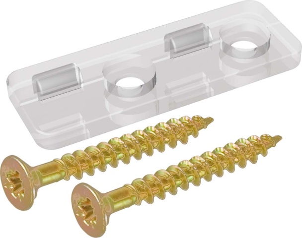 EVN Lichttechnik Kunststoff-Montage-Clip 2 Clips, 4 Schrauben AP-CLIP NEU