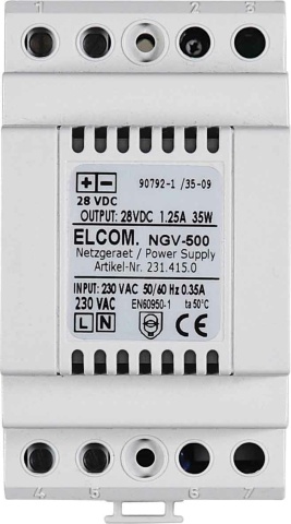 Elcom power supply unit i2-Bus, for BSV-500 NGV-500 NEW