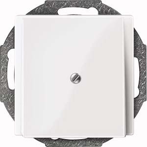 Merten central plate pws/gl cable outlet 296319 NEW