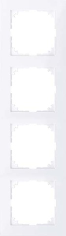 Merten frame 4gang active white MEG4040-3625 NEW