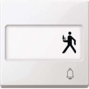 Merten Wippe Klingel pws/gl mit Schriftfeld MEG3365-0319 NEU