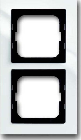 Busch-Jaeger Rahmen 2-fach studioweiß 1722-284 NEU