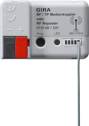 Gira KNX RF/TP Medienkoppler RF-Repeater 511000 NEU