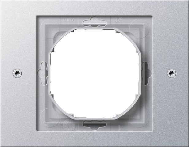 Gira Abdeckrahmen 1f.alu TX44 021165 NEU