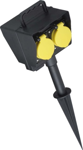 Bachmann tuinstopcontact 2,00m sw 394.180 NIEUW