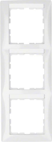 Berker frame 3f. pws/gl w.labelling field 10138919 NEW