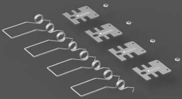 Sprezyny montazowe RZB Zimmermann (VE4) 981979.020 NOWOSC