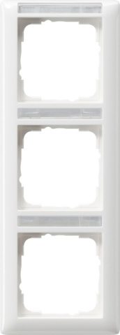 Gira frame 3f.rws-gl with labelling field 110303 NEW