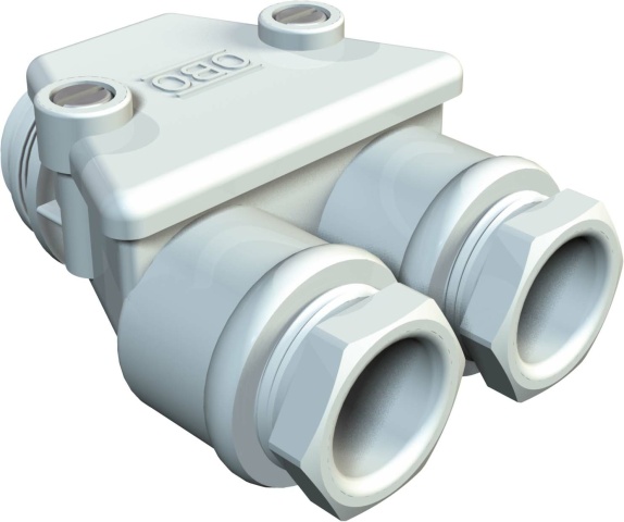 OBO Bettermann Vertr Zwillingsverschraubung 113 M20 LGR NEU