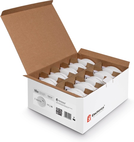 Ei Elektronica rookmelder uitleesbaar, w.batterij Ei650i-10P (VE10) NIEUW