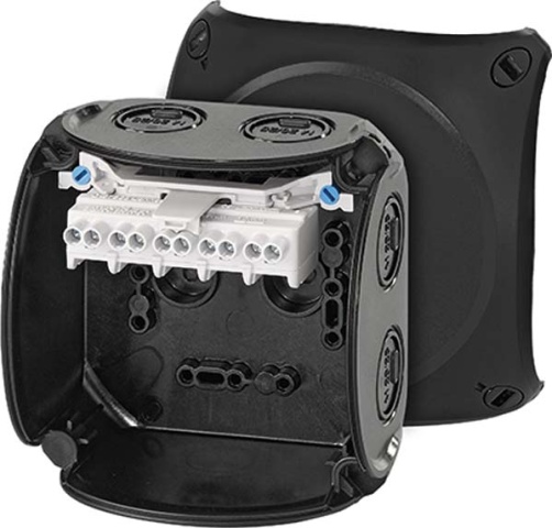 Hensel Kabelabzweigkasten 1,5-4 5pol. sw KF 0404 B NEU