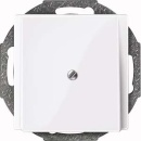 Merten Zentralplatte aws/gl Leitungsauslass 296325 NEU