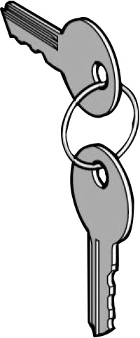 Schneider Electric replacement key ZBG455 NEW