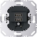 Berker USB Prise de charge 230V double 3A anthracite...